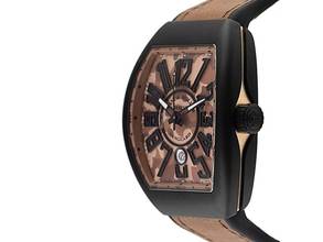 Thumbnail von Franck Muller Vanguard Camouflage Titan PVD Automatik Armband Leder Kautschuk Faltschließe 53x44mm Box&Pap. Full Set Neu