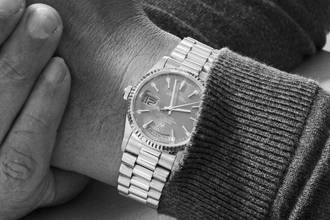 Thumbnail von Rolex Day-Date 36 Tritium Havana Dial L-Serie mit Rolex Service </h1>