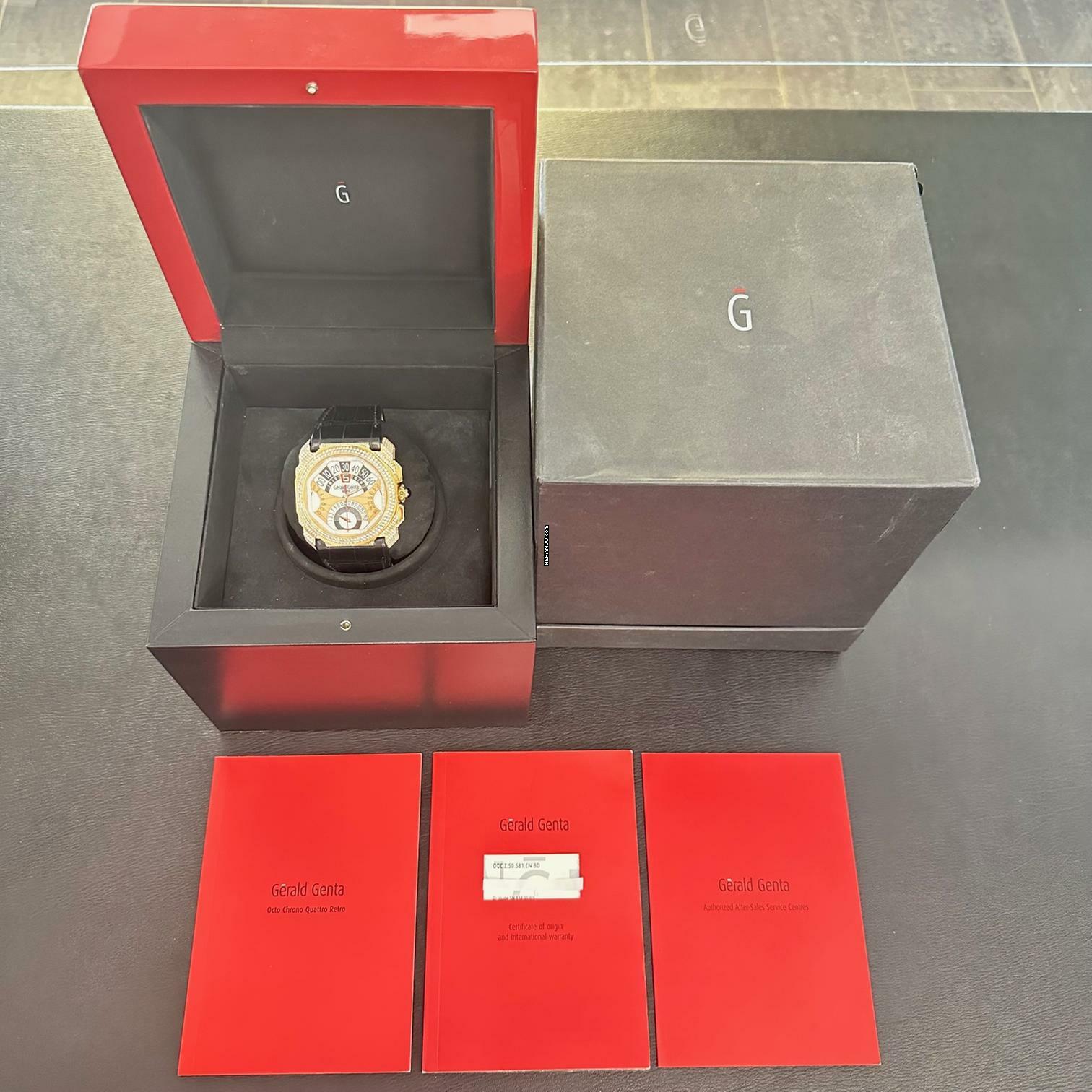 Thumbnail von Gérald Genta Octo Chrono Quattro - UNIKAT - FULL SET 2008 - Ref. OQC.Z.50.581.CN.BD </h1>