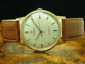 Thumbnail von Cortébert 14kt 585 Gold Anti-magnetic Handaufzug Herrenuhr / Ref 9511 </h1>