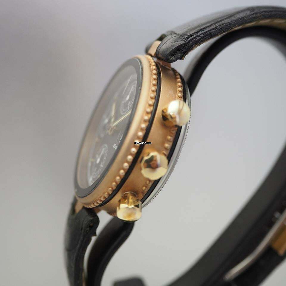 Thumbnail von Gérald Genta Gefica Chronograph G2989.7 Bronze Genta Serviced </h1>