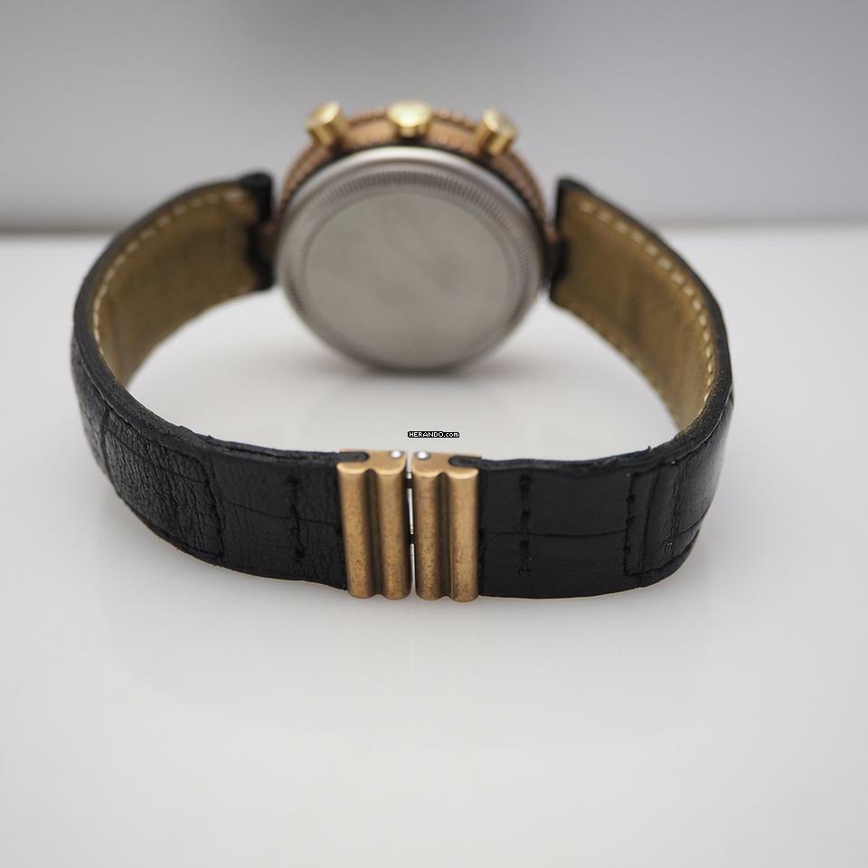 Thumbnail von Gérald Genta Gefica Chronograph G2989.7 Bronze Genta Serviced </h1>