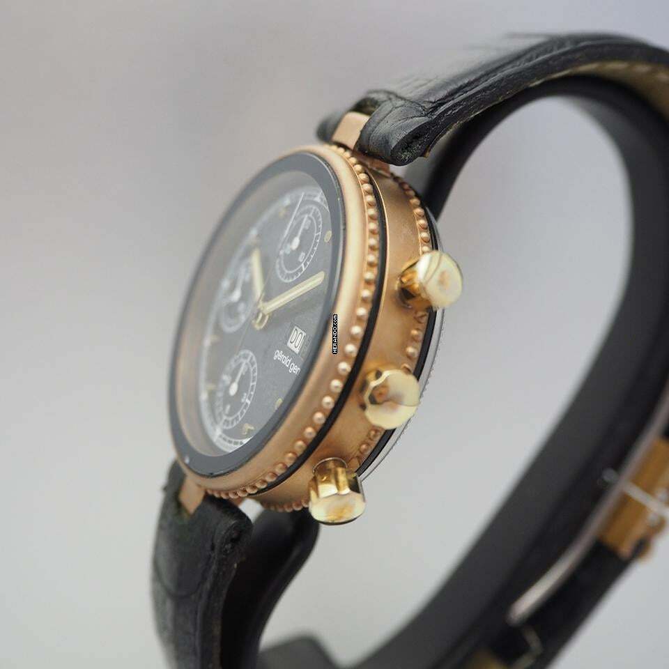 Thumbnail von Gérald Genta Gefica Chronograph G2989.7 Bronze Genta Serviced </h1>