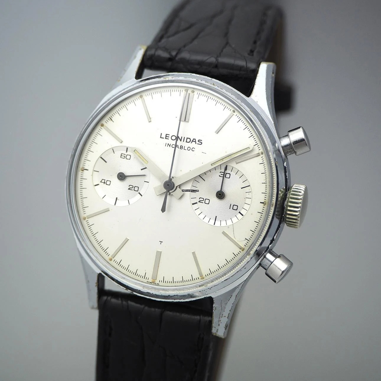 Heuer Leonidas Chronograph Vintage 2-Register 1960 </h1>