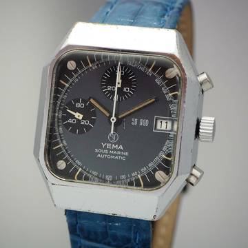  Yema Sous Marine Chronograph Vintage Automatik  