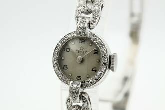 Thumbnail von Aster Antik Cocktail Watch 9K White Gold 0.7ct Diamonds