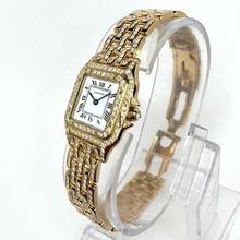 Thumbnail von Cartier Panthère 23mm 18K Yellow Gold 3.5TCW Diamond Watch </h1>