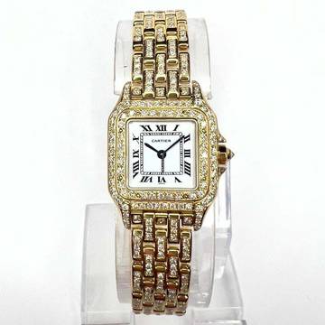  Cartier Panthère 23mm 18K Yellow Gold 3.5TCW Diamond Watch </h1> 