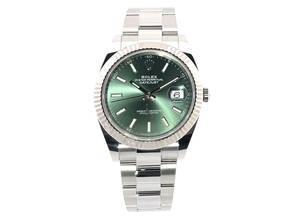 Thumbnail von Rolex Datejust 41 Edelstahl Weißgold 126334 Mint Green