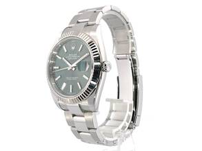 Thumbnail von Rolex Datejust 41 Edelstahl Weißgold 126334 Mint Green