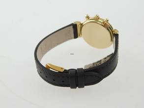 Thumbnail von IWC Da Vinci Chronograph Mondphase 3735 massiv 18 Kt Gelbgold im Top Zustand </h1>