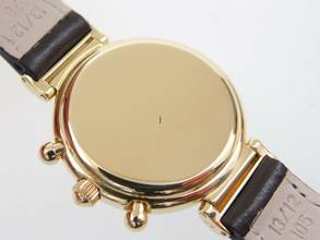 Thumbnail von IWC Da Vinci Chronograph Mondphase 3735 massiv 18 Kt Gelbgold im Top Zustand </h1>