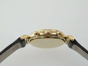 Thumbnail von IWC Da Vinci Chronograph Mondphase 3735 massiv 18 Kt Gelbgold im Top Zustand </h1>