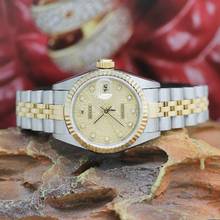 Thumbnail von Rolex Lady-Datejust Stahl/Gold Ref :69173 Rolex Box von 1987 </h1>
