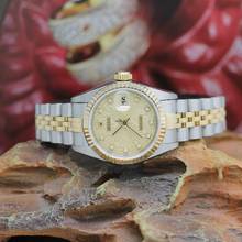 Thumbnail von Rolex Lady-Datejust Stahl/Gold Ref :69173 Rolex Box von 1987 </h1>