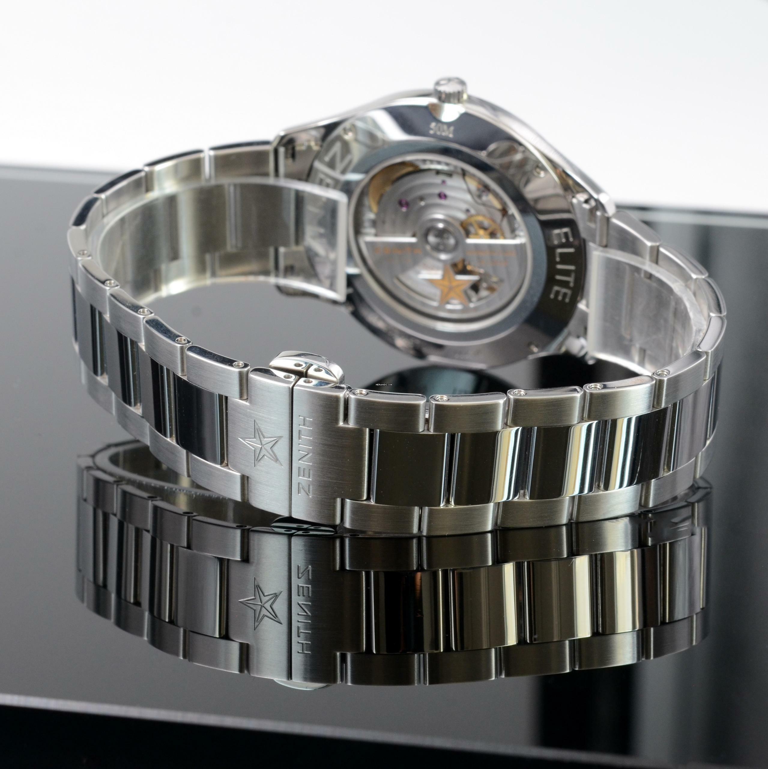 Thumbnail von Zenith Captain Central Second Elite Captain 03.2020.670.01 Central Second Full Set 2011’s </h1>