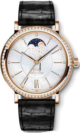 IWC Portofino Midsize Automatic Mondphase deutsche Papiere inkl