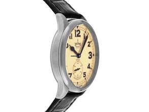 Thumbnail von Askania Avus Stahl Handaufzug Armband Leder 42mm Ref.AVU-3641 Box&Pap. Full Set Neu