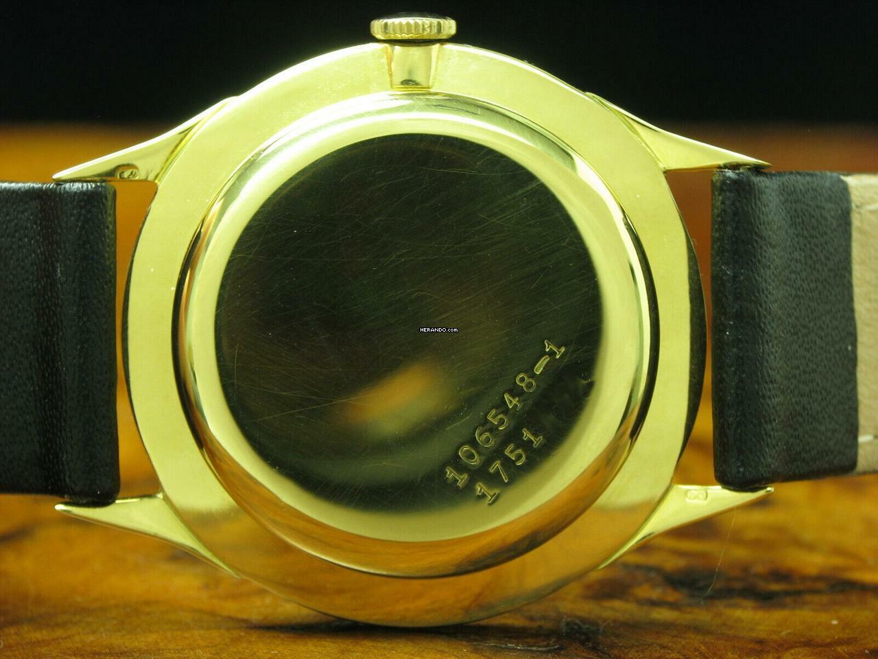 Thumbnail von Universal Genève 18kt 750 Gold Handaufzug Herrenuhr / Gn 1751xxx / Kaliber 332 </h1>