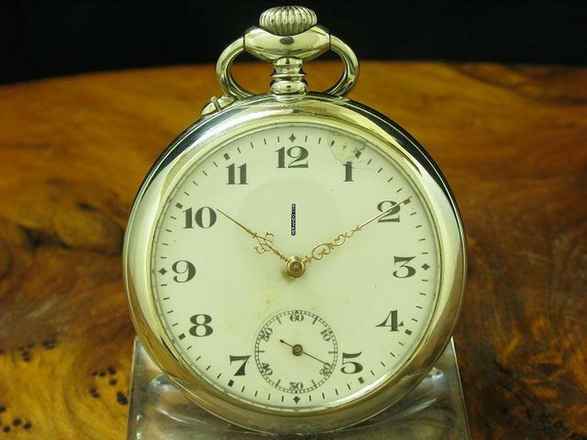  Neusilber Open Face Taschenuhr / Durchmesser 48,9 Mm </h1> 