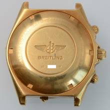 Thumbnail von Breitling Chronomat 81950 Burgundy dial yellow gold 18KT 1980’s </h1>