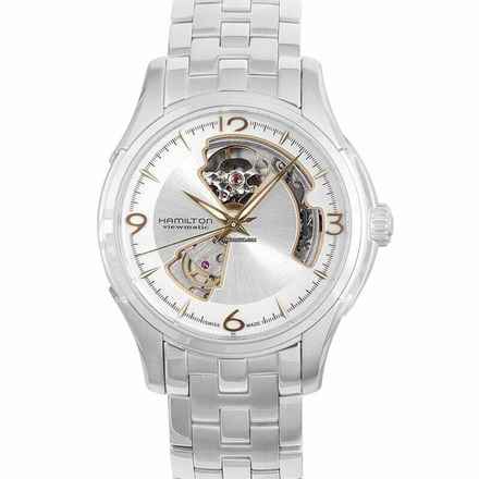  Hamilton Jazzmaster Open Heart H32565155 - Jazzmaster Automatic Silver Dial Stainless Steel Men's Watch </h1> 