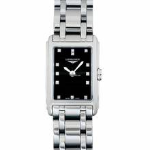 Thumbnail von Longines DolceVita L52584576 - DolceVita Quartz Black Dial Stainless Steel Ladies Watch </h1>