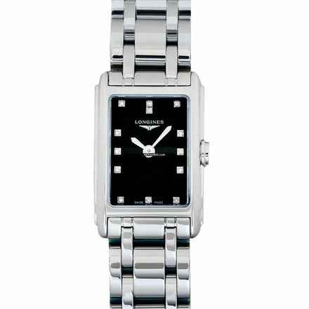  Longines DolceVita L52584576 - DolceVita Quartz Black Dial Stainless Steel Ladies Watch </h1> 