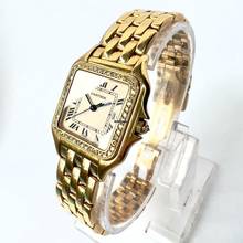 Thumbnail von Cartier Panthère 27mm 18K Yellow Gold 0.50TCW DIAMOND Watch </h1>