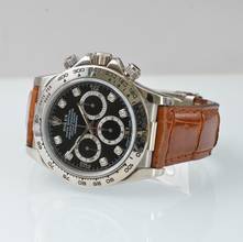 Thumbnail von Rolex Daytona 16519 Factory black diamonds dial white gold 18KT Full Set 1999