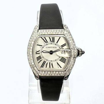  Cartier Roadster Quartz 31mm Steel 1.88TCW Diamond Watch </h1> 
