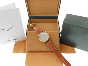 Thumbnail von Chronoswiss Chronometer Chronograph Automatik massiv 18 Karat Gelbgold mit Glasboden im Top Zustand </h1>