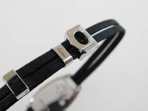 Thumbnail von Cartier Tonneau 18 Karat Weißgold Tonneau Damenuhr mit neuem original band und original Weißgold Schließe </h1>