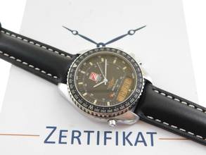 Thumbnail von Breitling Pluton Navitimer Pluton Sardinia Cup limited Ed schwarzes Blatt 42 mm im sehr schönen Zustand