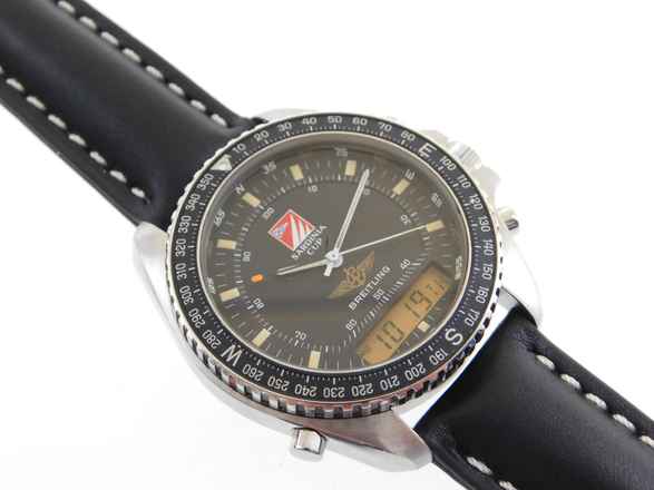  Breitling Pluton Navitimer Pluton Sardinia Cup limited Ed schwarzes Blatt 42 mm im sehr schönen Zustand 