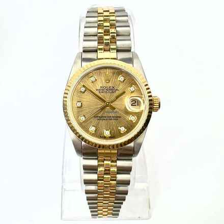  Rolex Datejust Oyster Perpetual DATEJUST Automatic 31mm 2 Tone Diamond Watch </h1> 