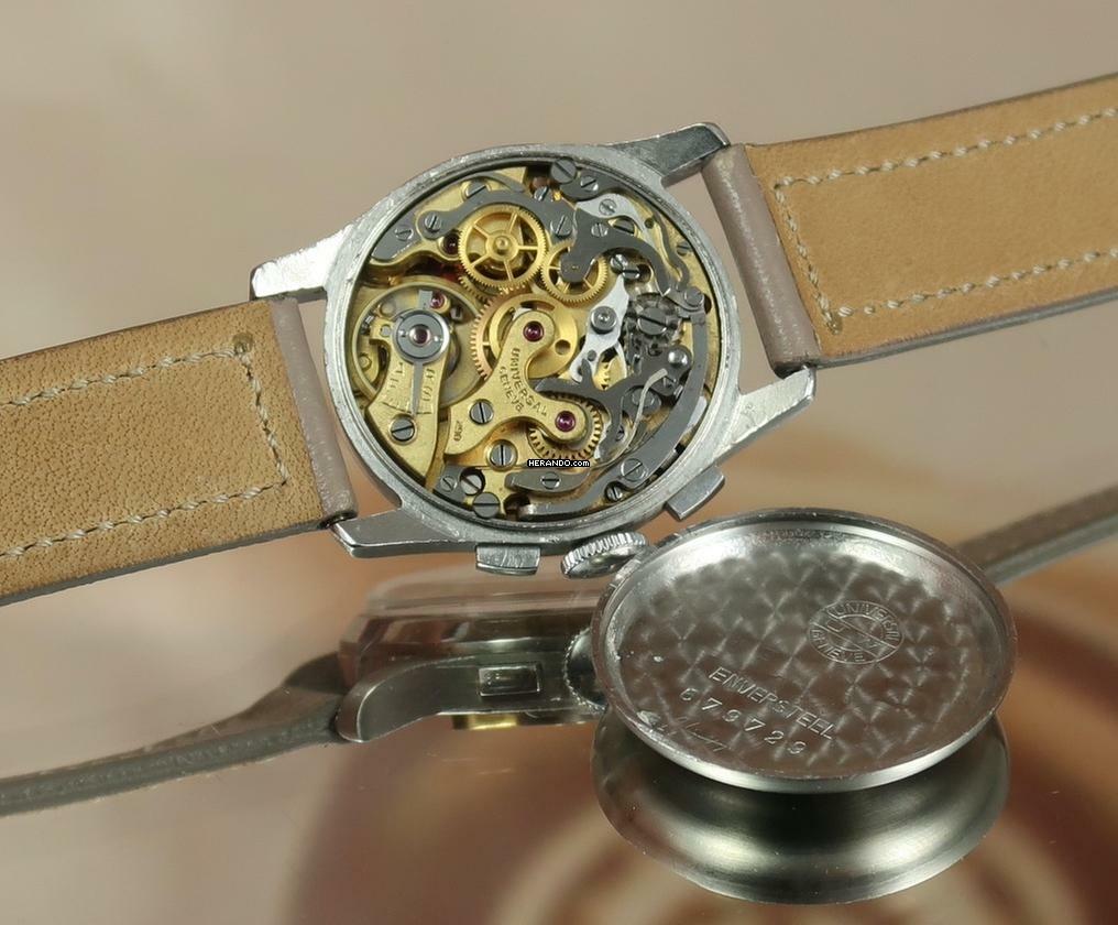 Thumbnail von Universal Genève SUPER RARE UNIVERSAL GENEVE BABY COMPUR CHRONO 26MM </h1>