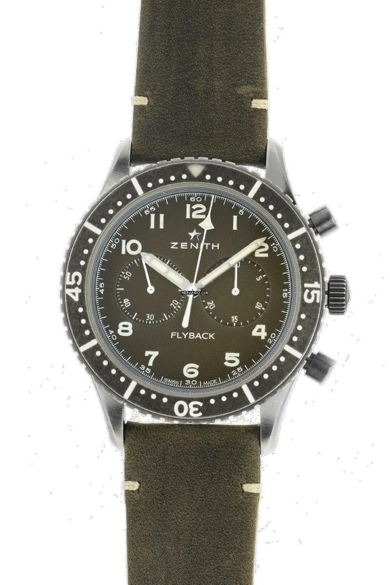 Thumbnail von Zenith Pilot Flyback Typ CP-2 Ref.11.2240.405/21.C773 2022 Full Set Ungetragen