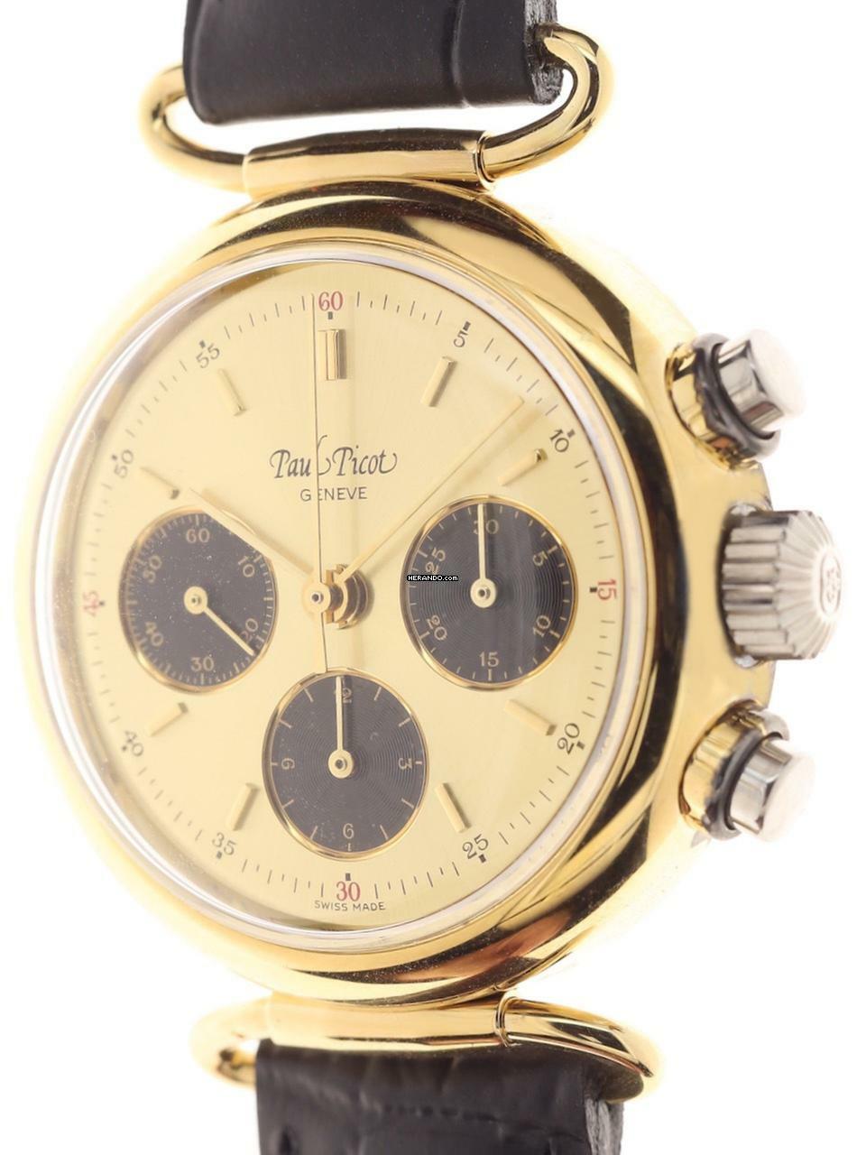 Thumbnail von Paul Picot Gents manual wind Wristwatch Chronograph 4888 Ref. 5103-8000 </h1>