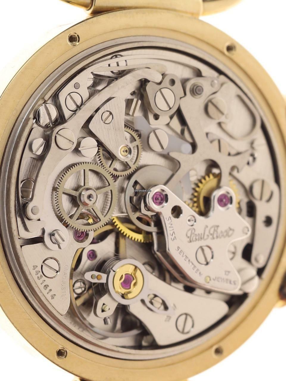 Thumbnail von Paul Picot Gents manual wind Wristwatch Chronograph 4888 , Ref. 5103-8000 </h1>