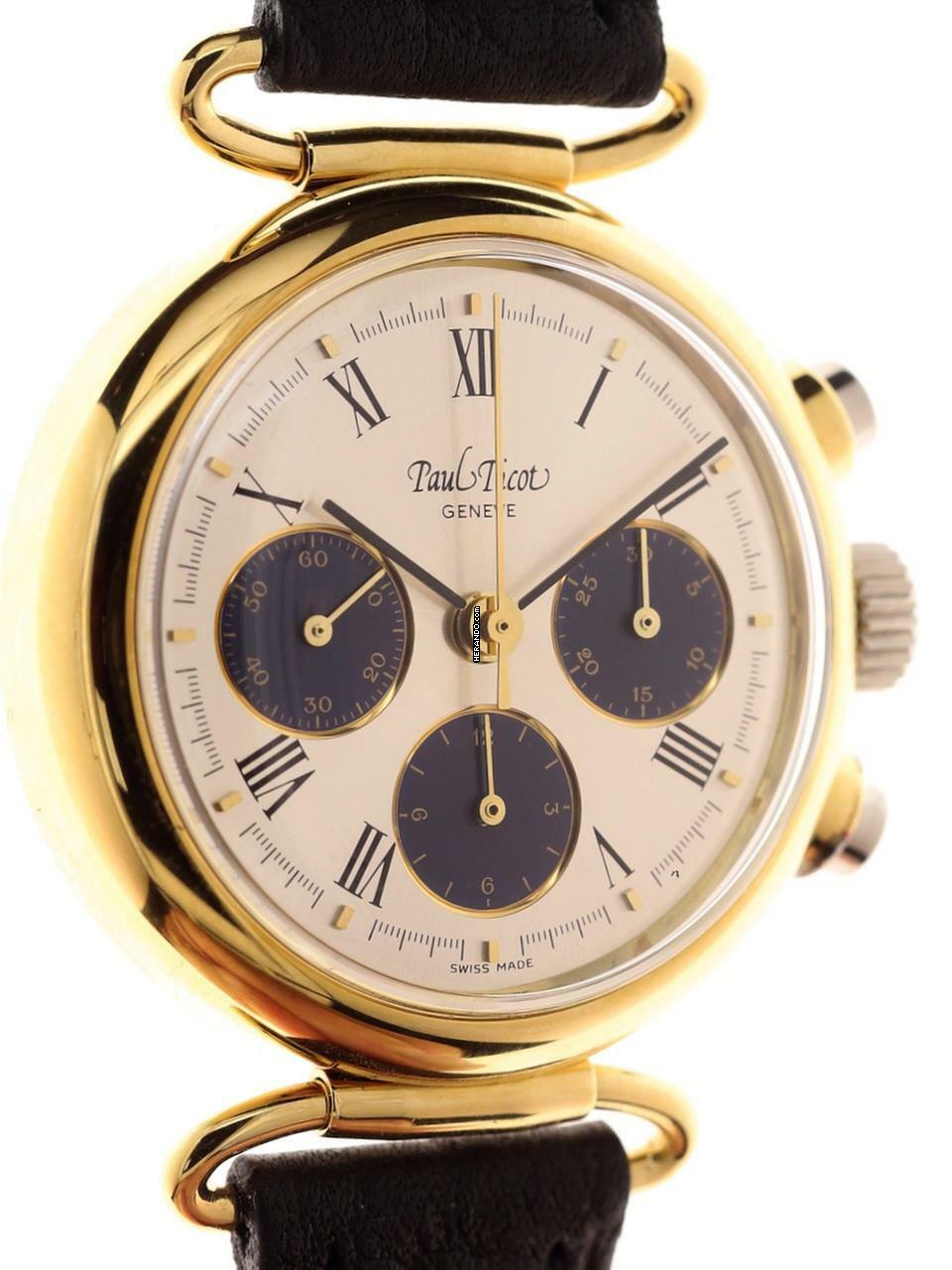 Thumbnail von Paul Picot Gents manual wind Wristwatch Chronograph 4888 , Ref. 5103-8000 </h1>