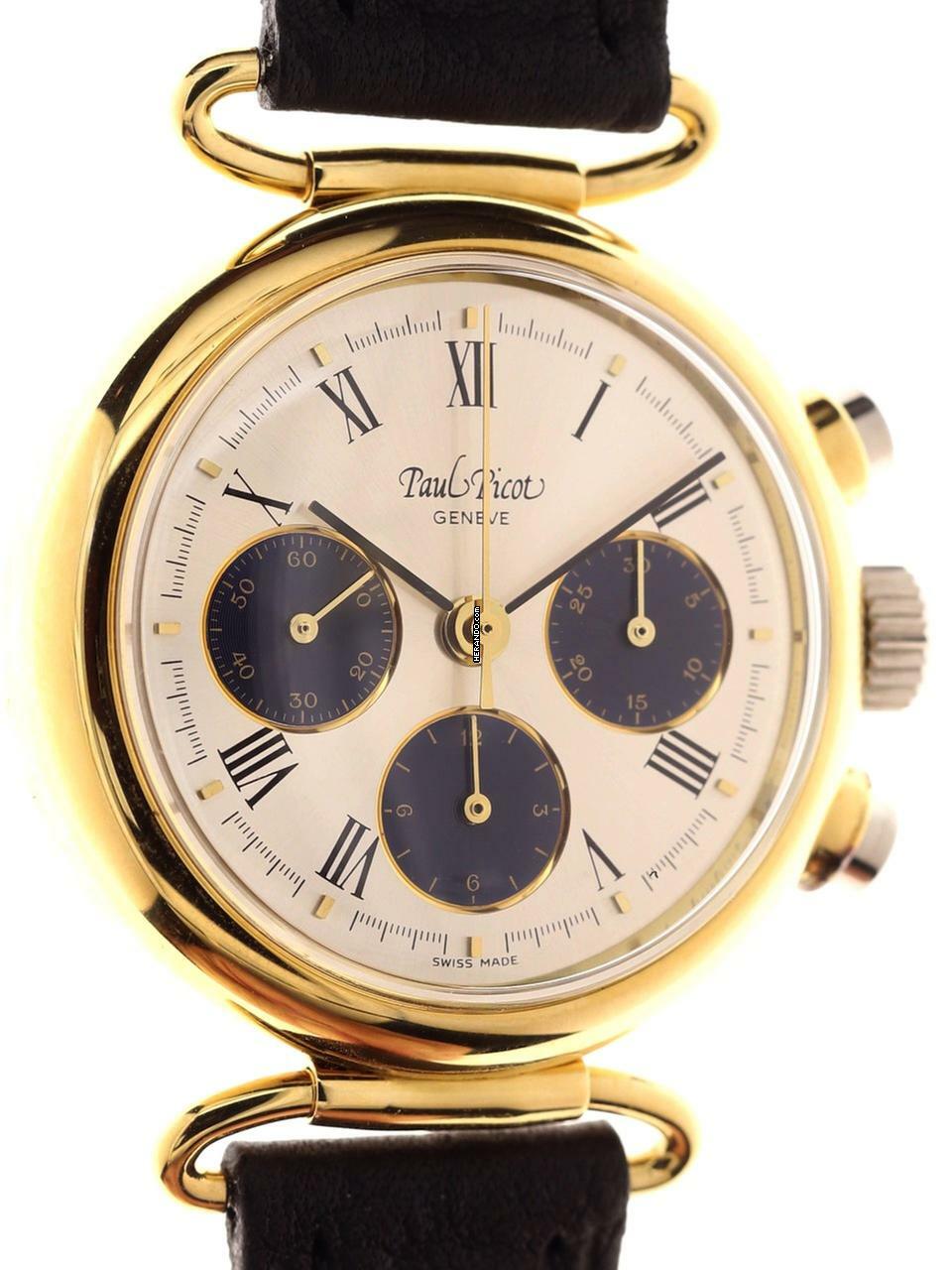 Thumbnail von Paul Picot Gents manual wind Wristwatch Chronograph 4888 , Ref. 5103-8000 </h1>