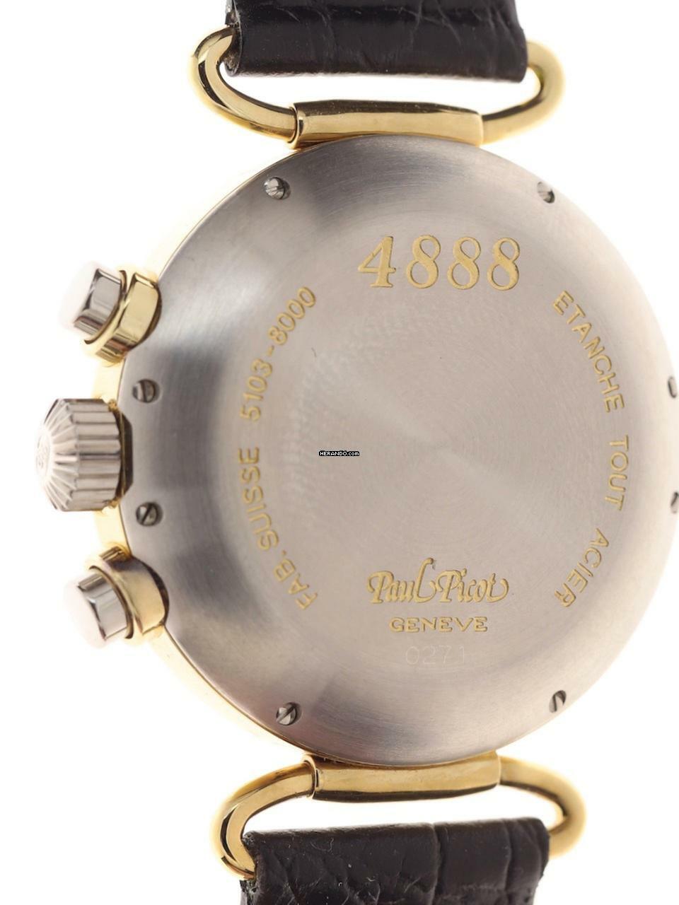 Thumbnail von Paul Picot Gents manual wind Wristwatch Chronograph 4888 Ref. 5103-8000