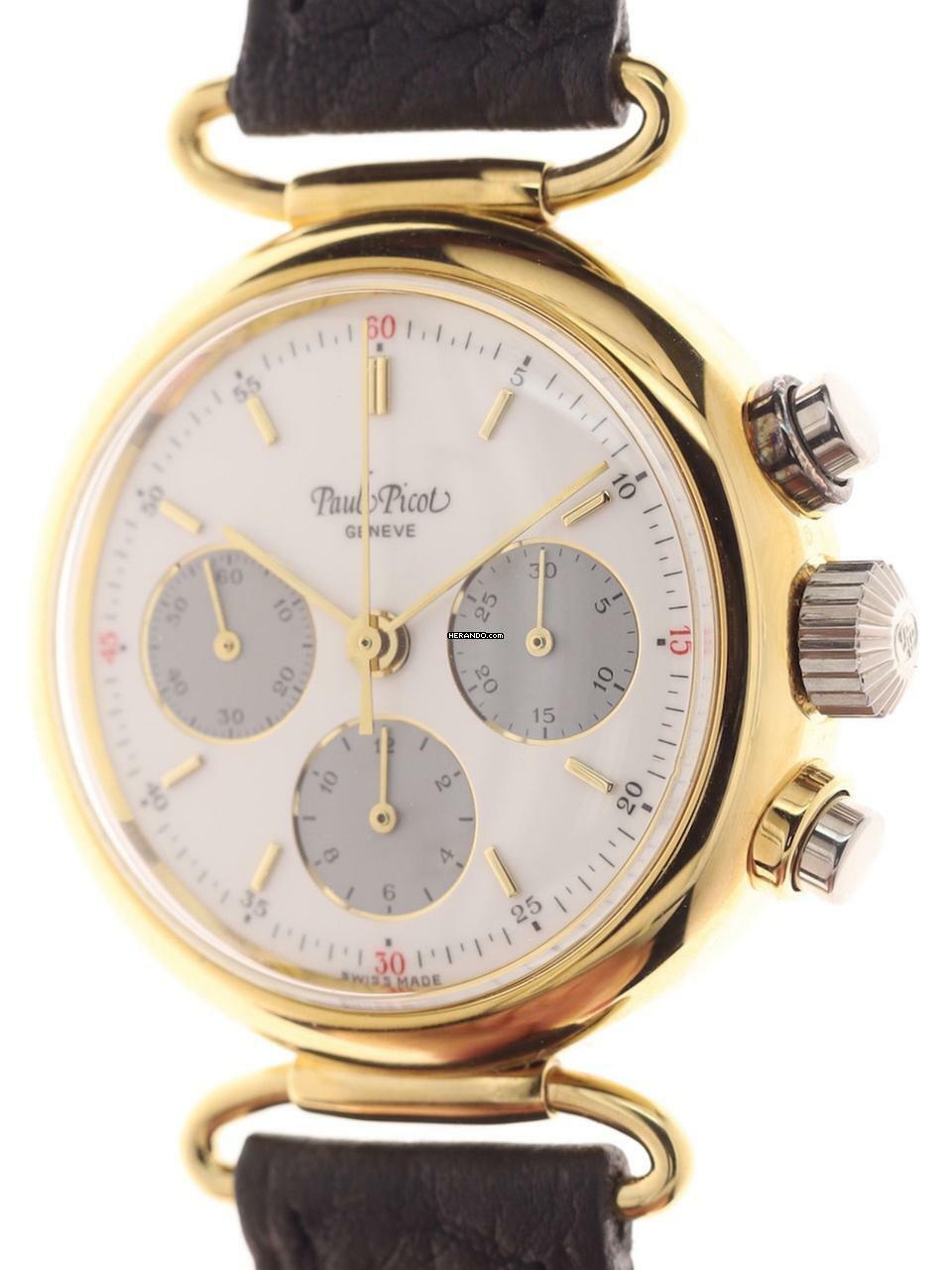 Thumbnail von Paul Picot Gents manual wind Wristwatch Chronograph 4888 Ref. 5103-8000