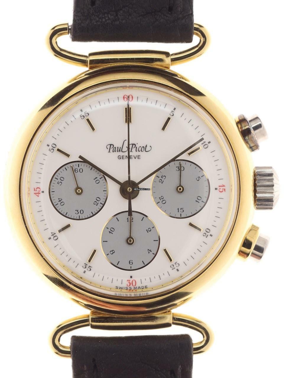  Paul Picot Gents manual wind Wristwatch Chronograph 4888 Ref. 5103-8000  
