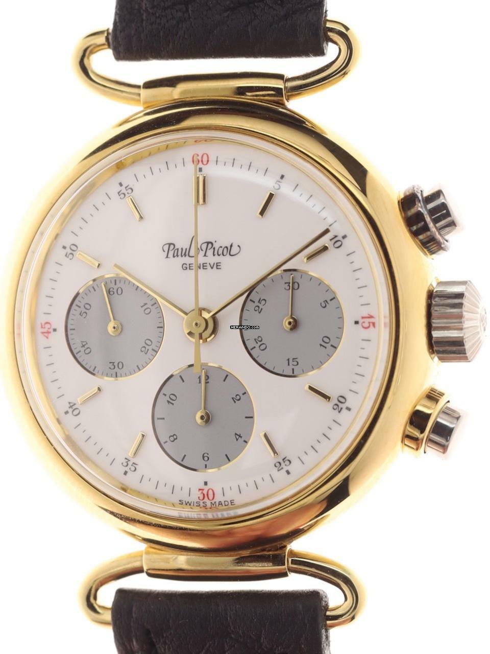 Thumbnail von Paul Picot Gents manual wind Wristwatch Chronograph 4888 Ref. 5103-8000