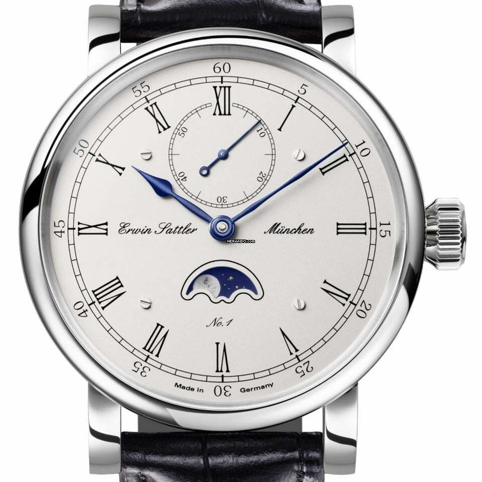  Erwin Sattler Classica Lunaris jumping second moon phase </h1> 
