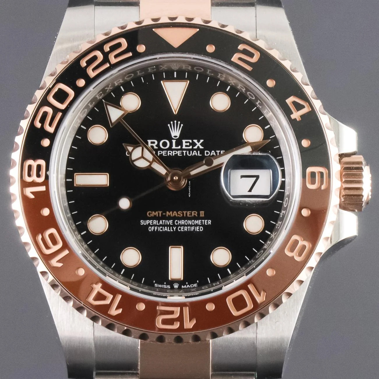  Rolex GMT-Master II Rootbeer Stahl/Rosegold LC EU 2020 