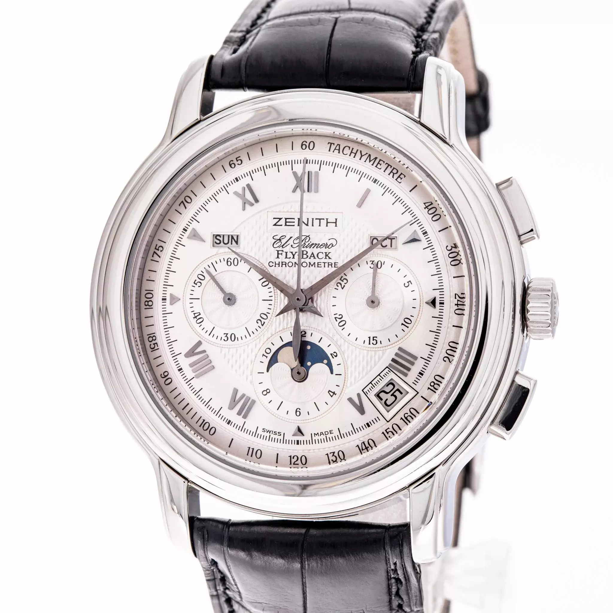  Zenith El Primero Chronomaster 42 Chronomaster GT Flyback 03.1240.4001 like NEW Full Set 2005 