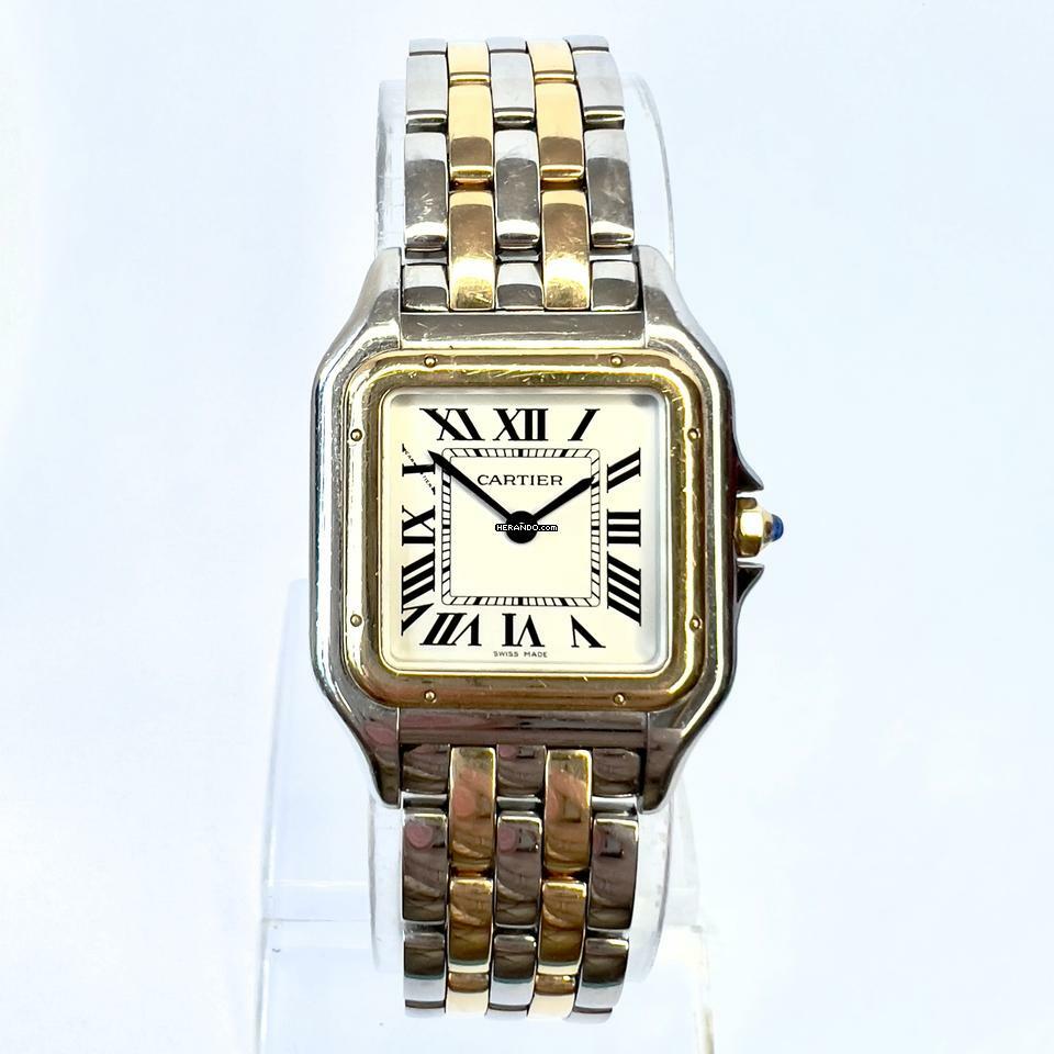  Cartier Panthère 27mm 2 Row Gold Watch NEW Model </h1> 